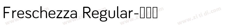 Freschezza Regular字体转换